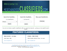 Tablet Screenshot of merchandiserclassifieds.com
